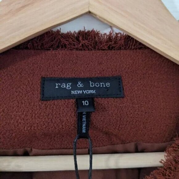 NWT Rag & Bone | Carmen Wool Jacket in Mahogany - Picture 16 of 16